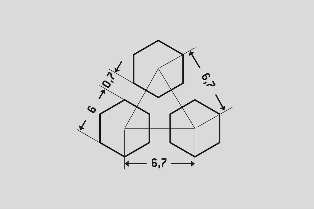 H6 T6,7 Perforated sheet Mild Steel